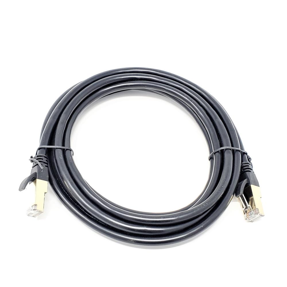 Micro Connectors, Inc 14 ft. CAT8 SFTP 26AWG Double Shielded RJ45