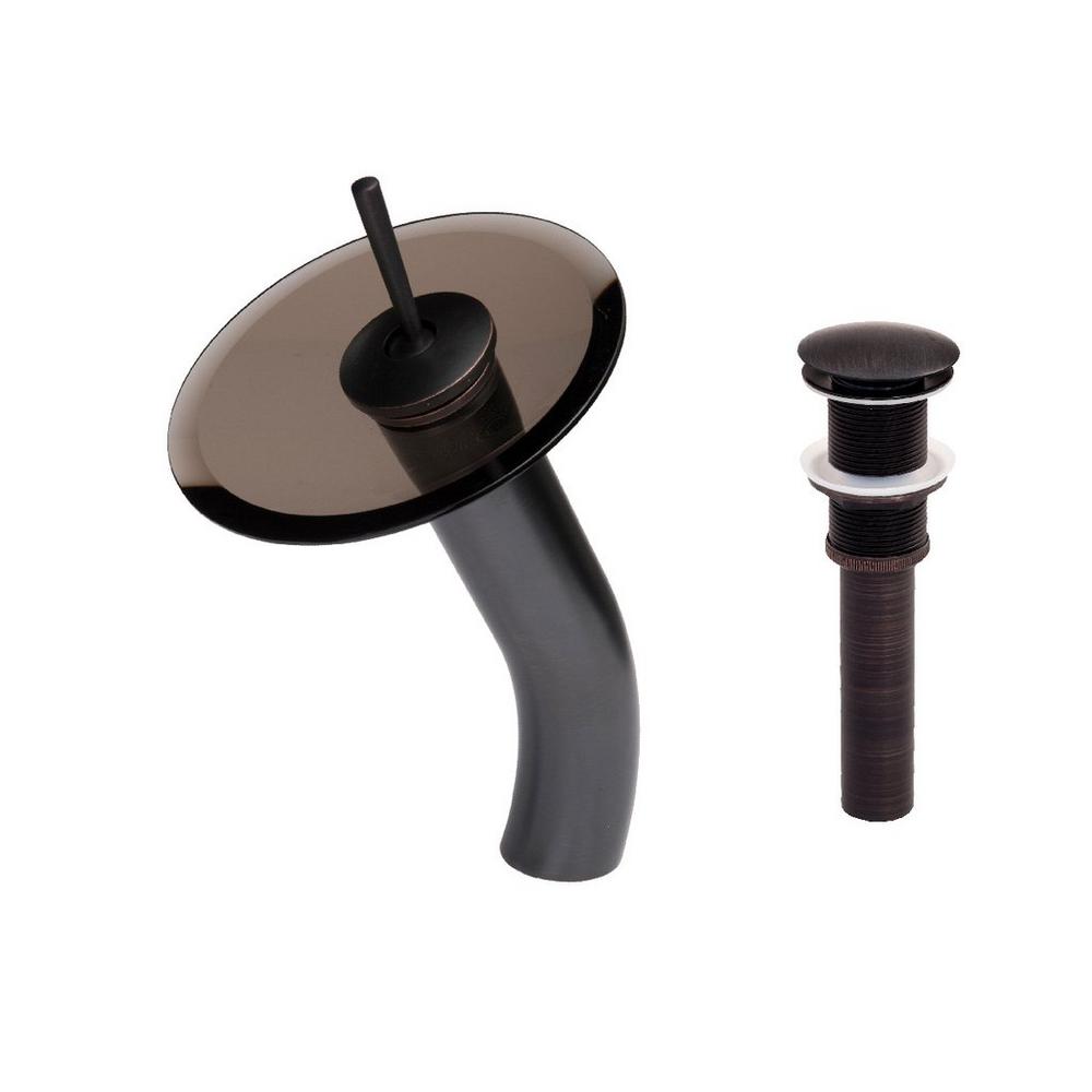 Falls Single Hole Single-Handle Bathroom Faucet with Drain ...