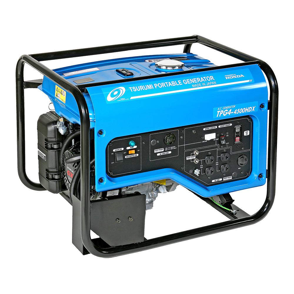 TSURUMI PUMP 3,600 Watt Gasoline Powered Portable Blue Generator with GFCI... by TSURUMI PUMP