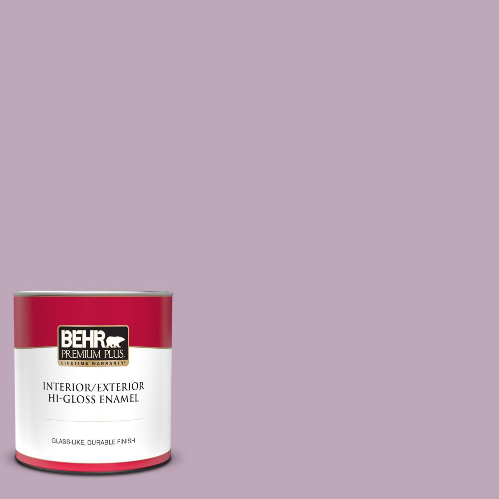 BEHR PREMIUM PLUS 1 qt. 680F4 Soft Heather HighGloss