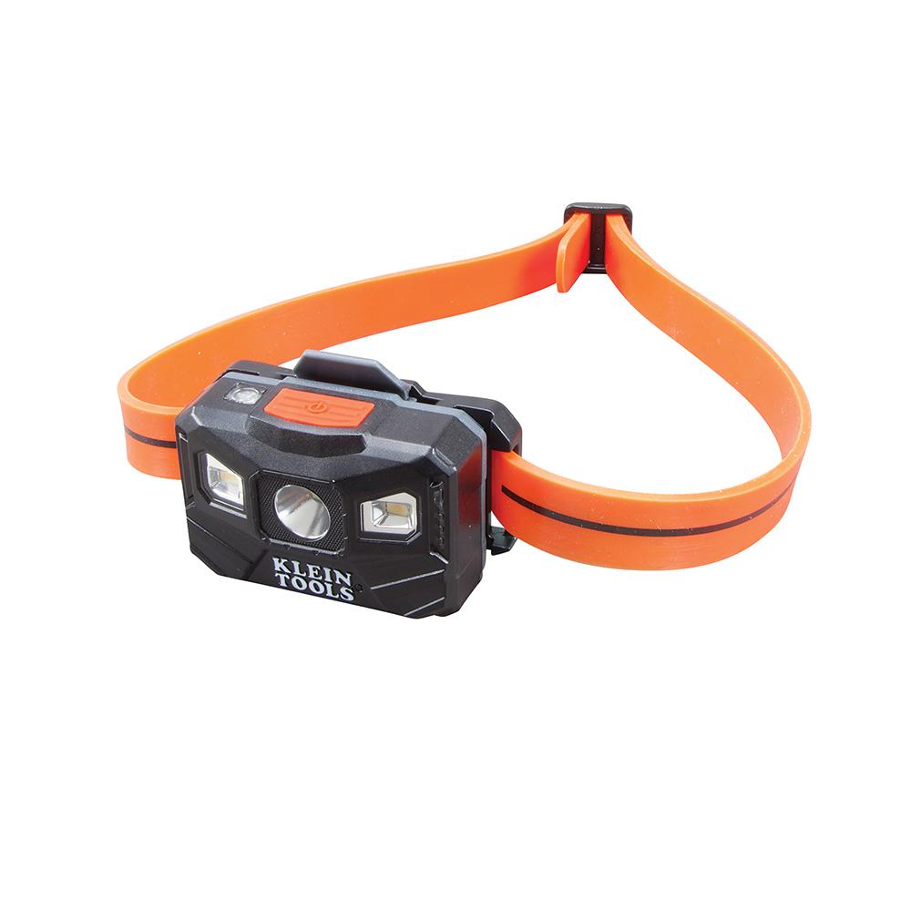 HEADLAMP RECHARGEABLE Auto Off Slim Led Hard Hat Flashlights Adjustable