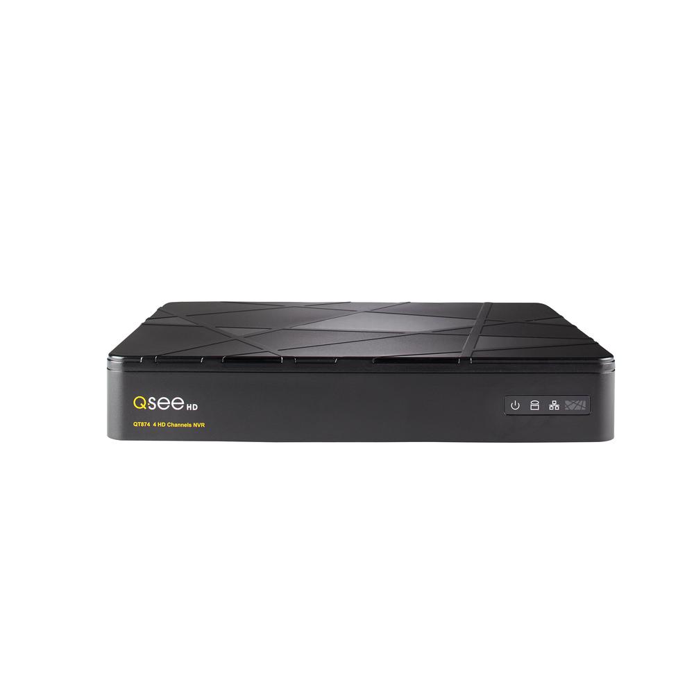 QSEE 4Channel 4MP 2TB Surveillance NVRQT8742 The Home Depot