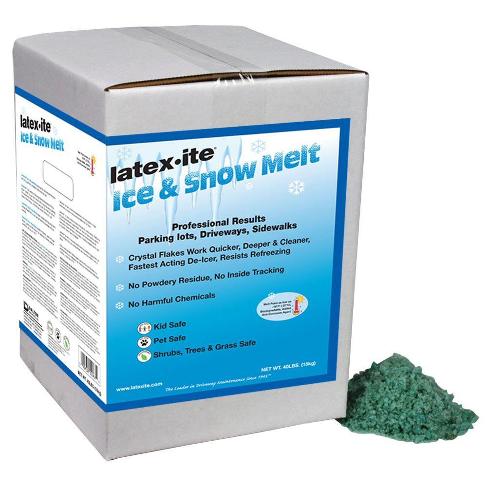 40LB. Ice and Snow Melt High Performance Flakes Deicer Melter Driveway