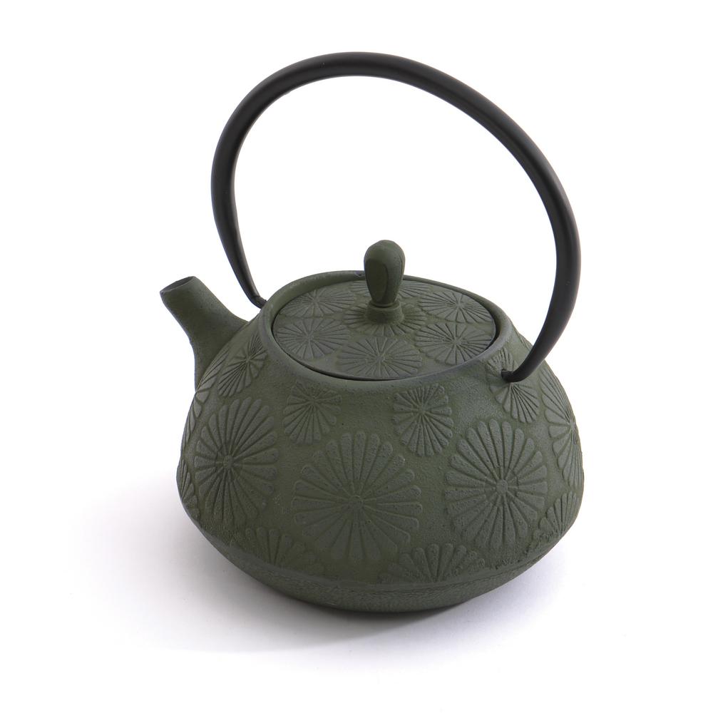 dark green kettle