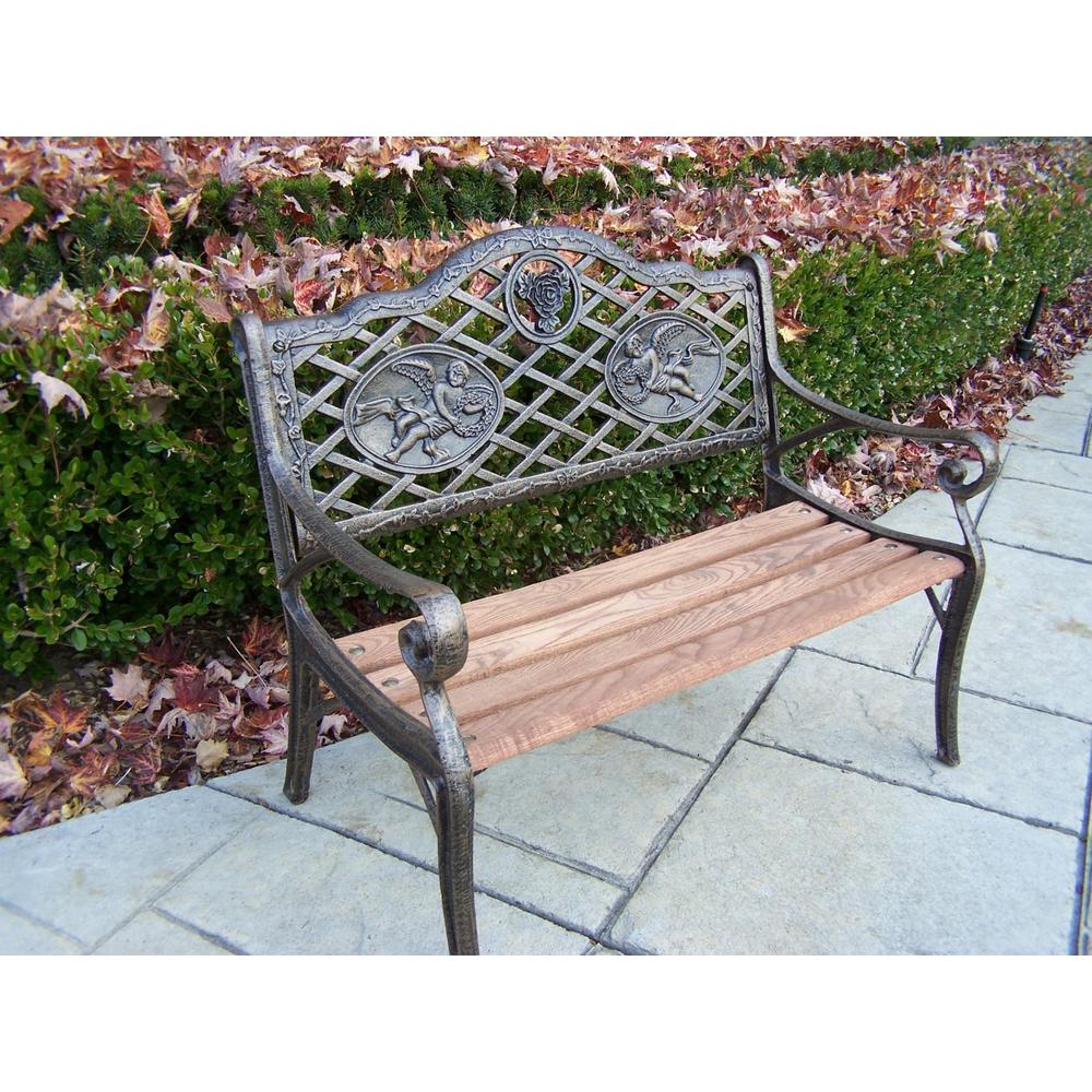 Garden Decorative Bench with Angel design-HD6031-AB - The ...