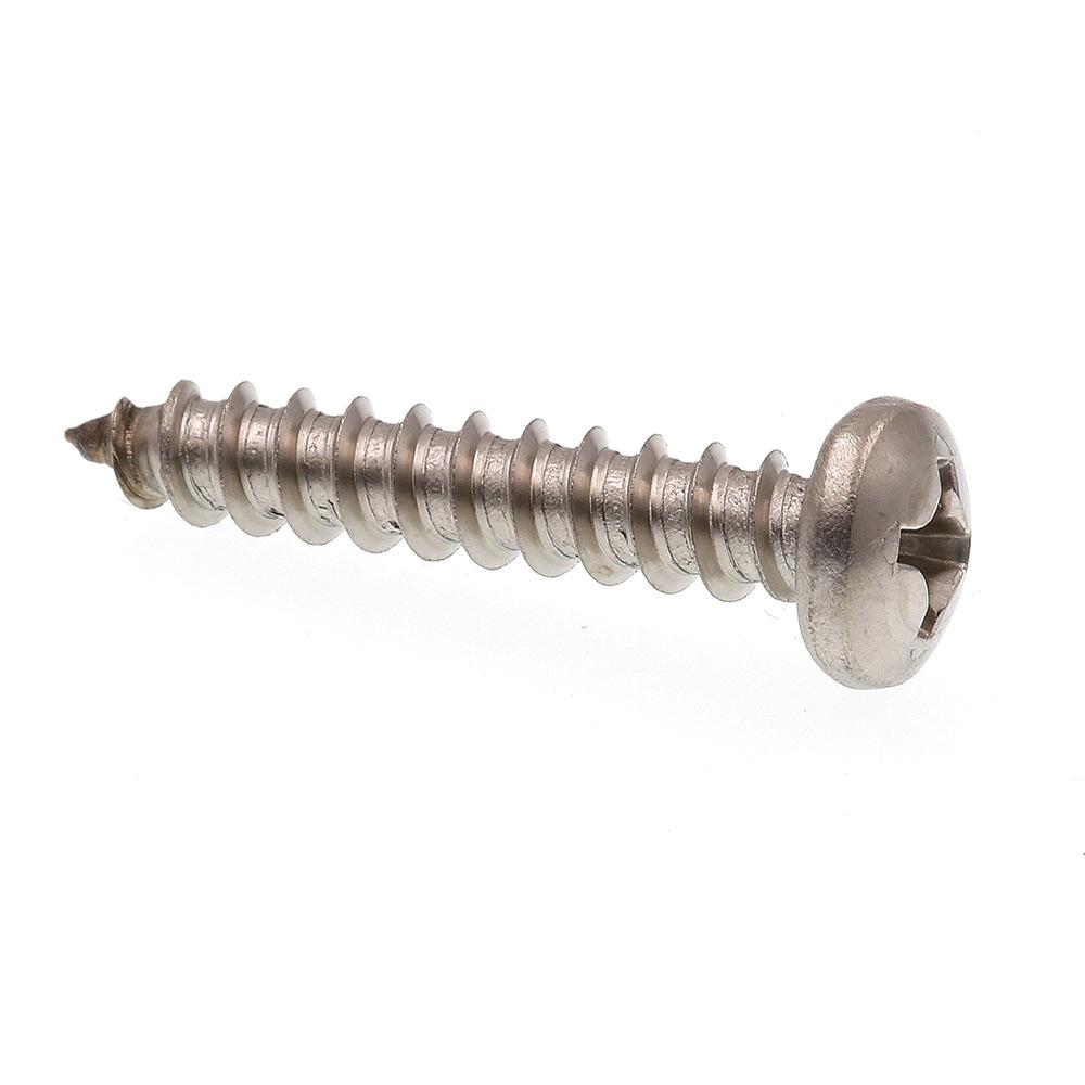 8 metal grade sheet screws 8 1/4 18 #12 in. Steel x Grade Stainless Tapping 1 Self