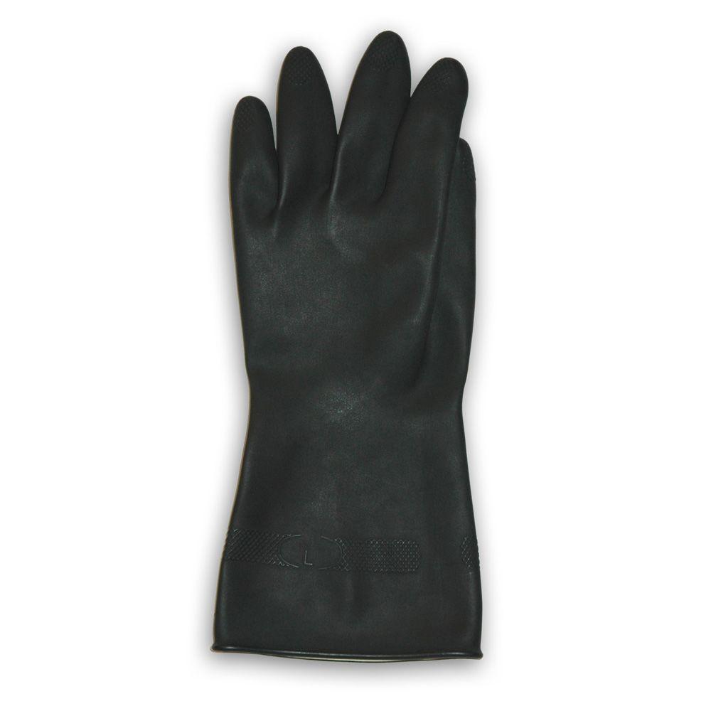 Trimaco Black Flock Lined Neoprene Gloves XL01909 The Home Depot