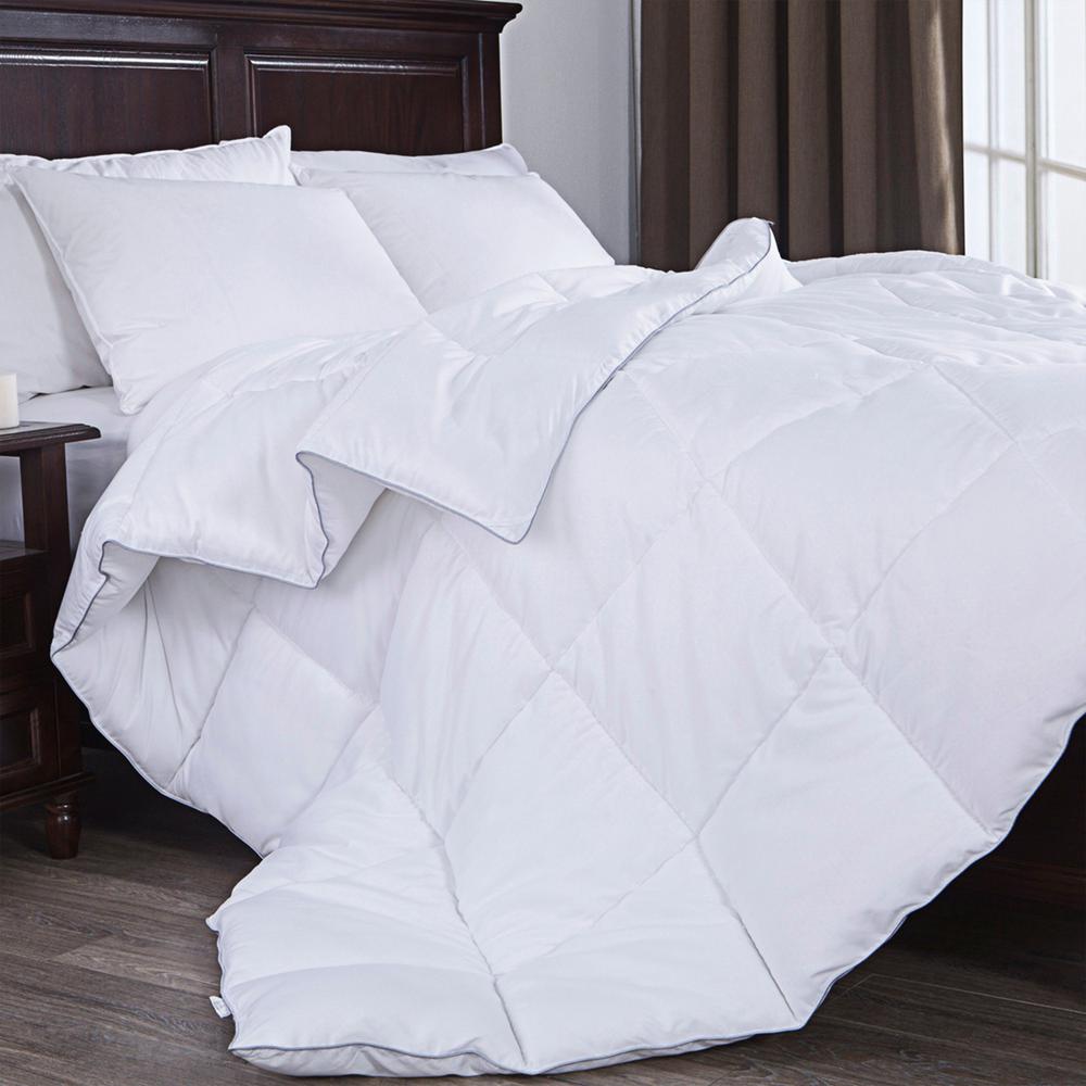 Puredown Year Round Warmth White Twin Down Alternative Comforter PD