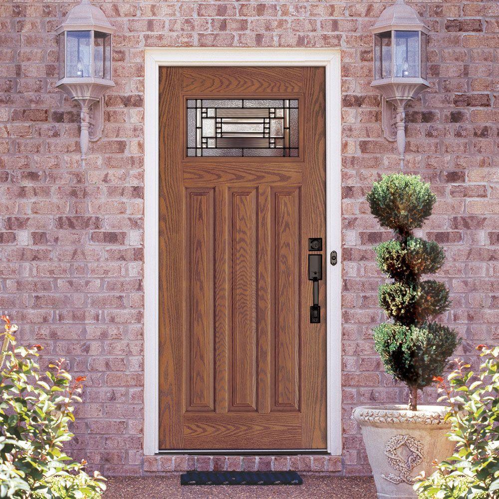 Feather River Doors 37 5 In X 81 625 In Preston Patina Craftsman