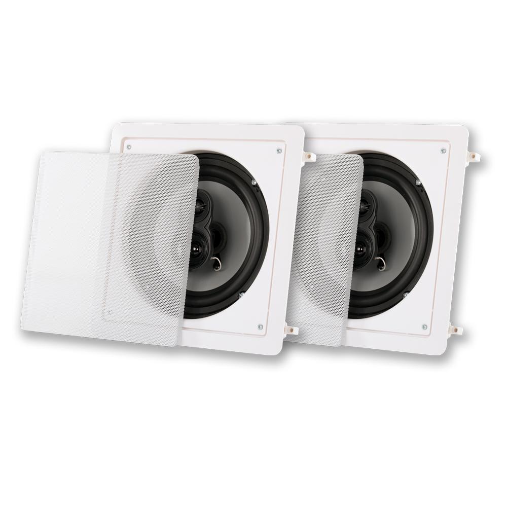 In Wall Ceiling 8 In Pair 3 Way Home Theater Speaker