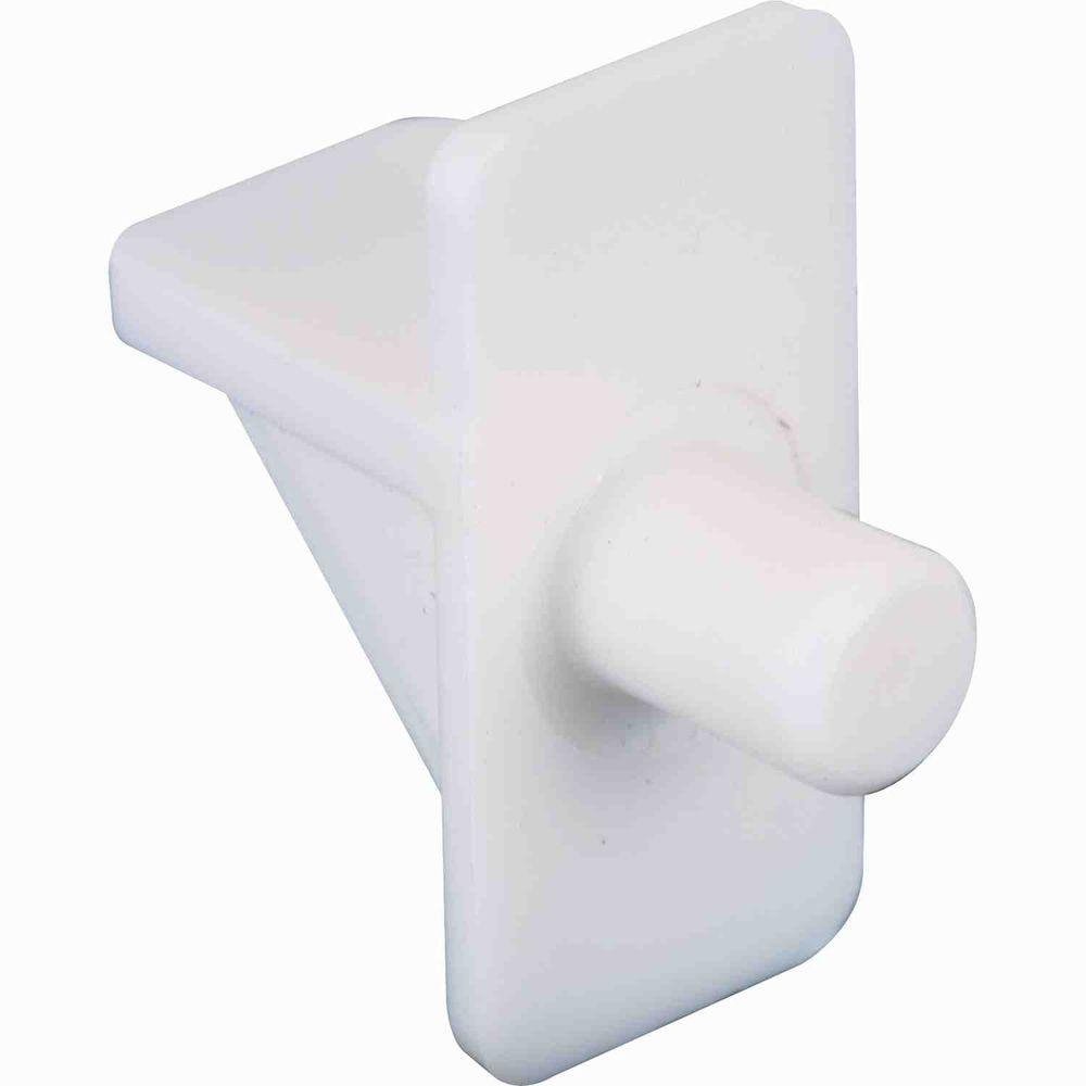 PrimeLine 5 lb. 3/4 in. x 1/4 in. Plastic ShelfSupport Pegs (8Pack