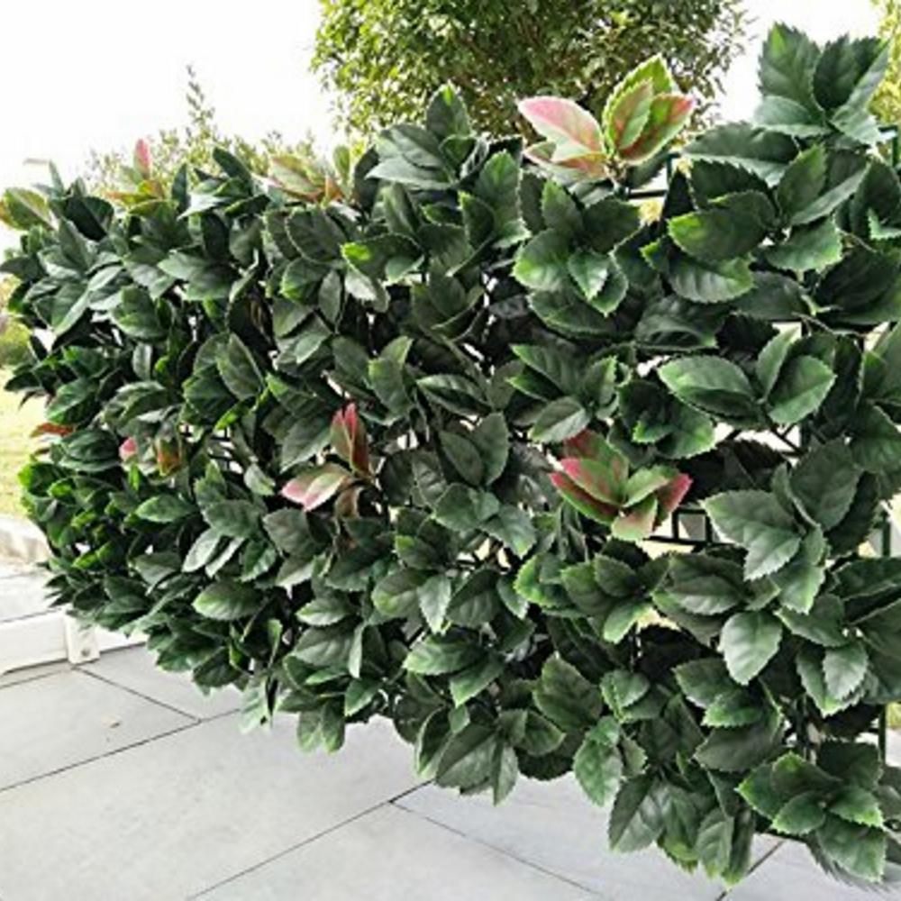 Ejoy Artificial Boxwood Hedge Greenery Panels Ficus 20 in
