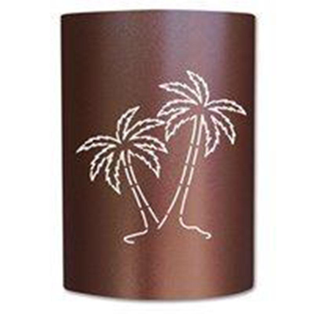1 Light Powder Coat Copper Canyon Palm Tree Sconce Pt Cc 007 The 1 Light Powder Coat Copper Canyon Palm Tree Sconce Pt Cc 007 The Home Depot
