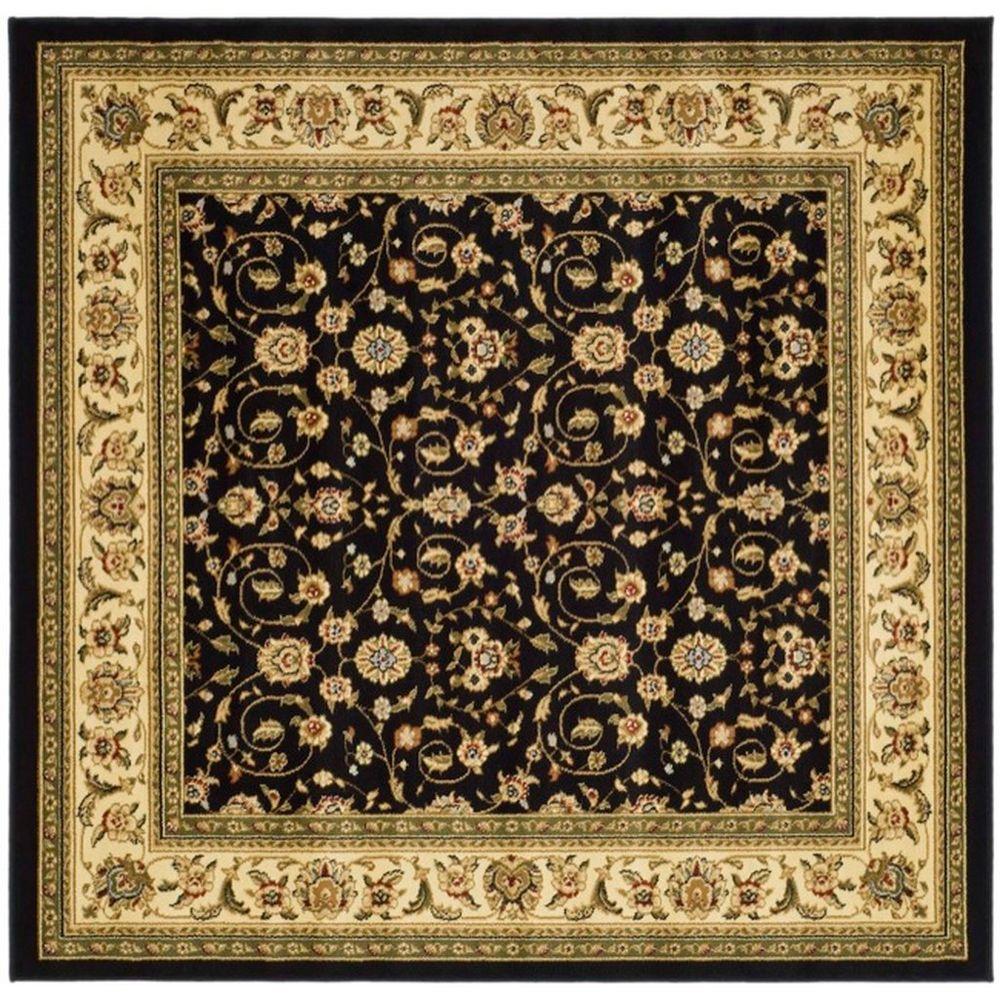 Safavieh Lyndhurst Black/Ivory 8 ft. x 8 ft. Square Area RugLNH316B