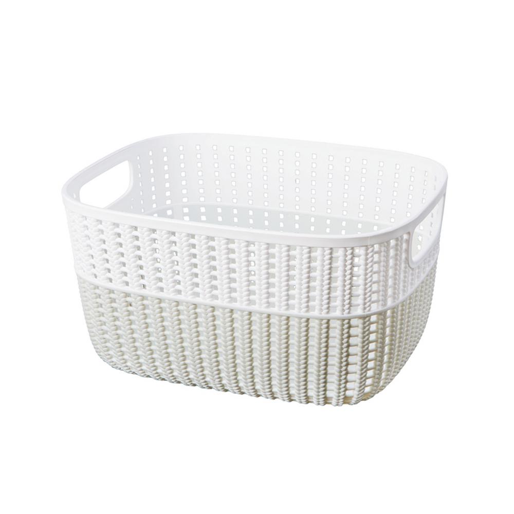 small grey storage baskets