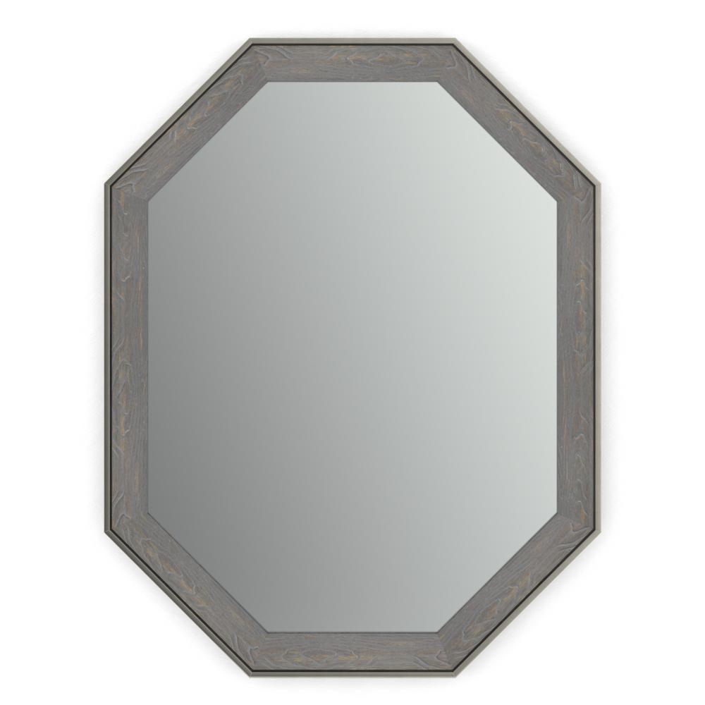 Delta 26 in. x 34 in. (M2) Octagonal Framed Mirror with Standard Glass