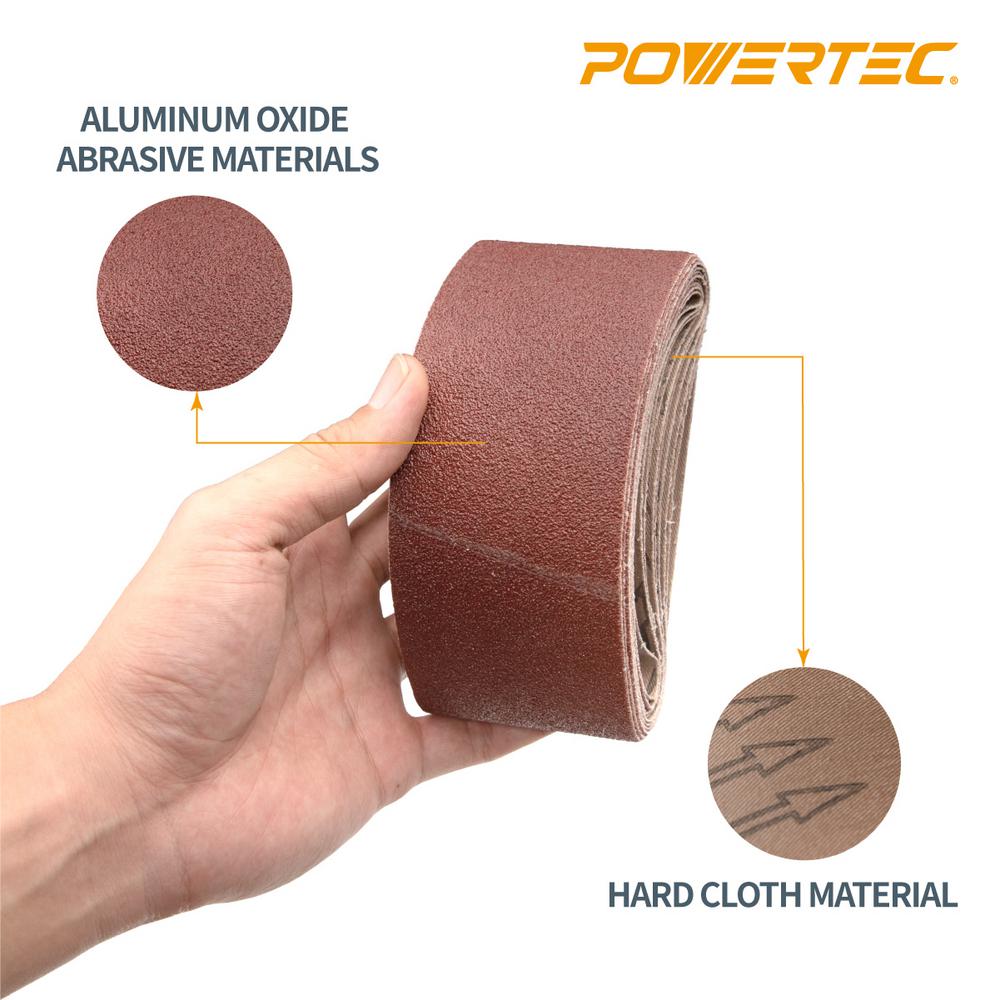 2-1//2 x 14 150 grit sanding belt 5 pak