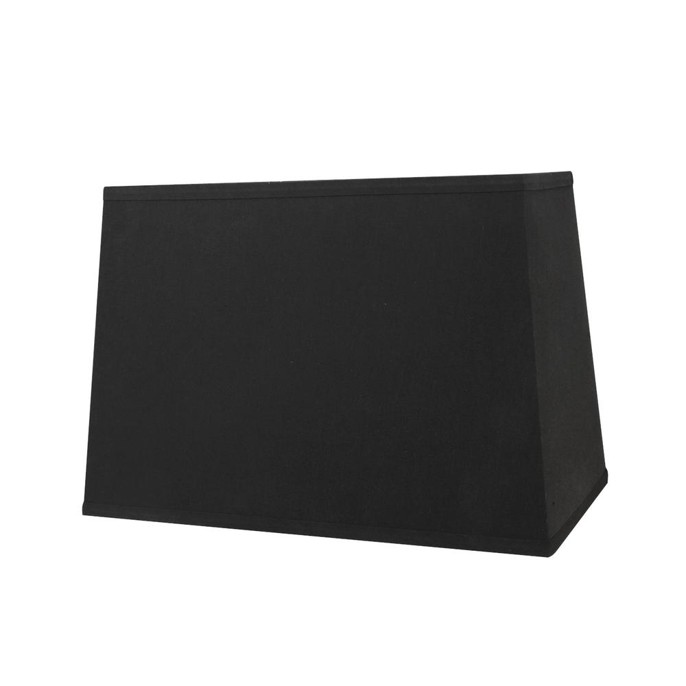 Rectangular Lamp Shades Lamps The Home Depot 16 In X 11 Black And Gold Inside Hardback Rectangular Lamp Shade