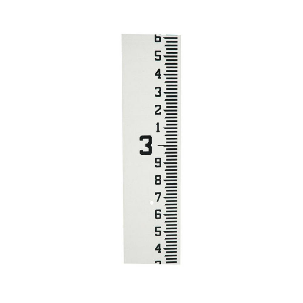 AdirPro 4 ft. Stream Gauge Measuring Feet and Tenths 0 ft. - 4 ft.-712 ...