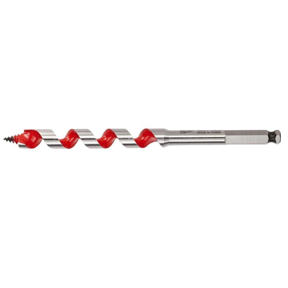 Milwaukee Heavy-Duty 7//8/" x 6-1//2/" L 7//16/" Hex Quick Change Spur Auger Bit