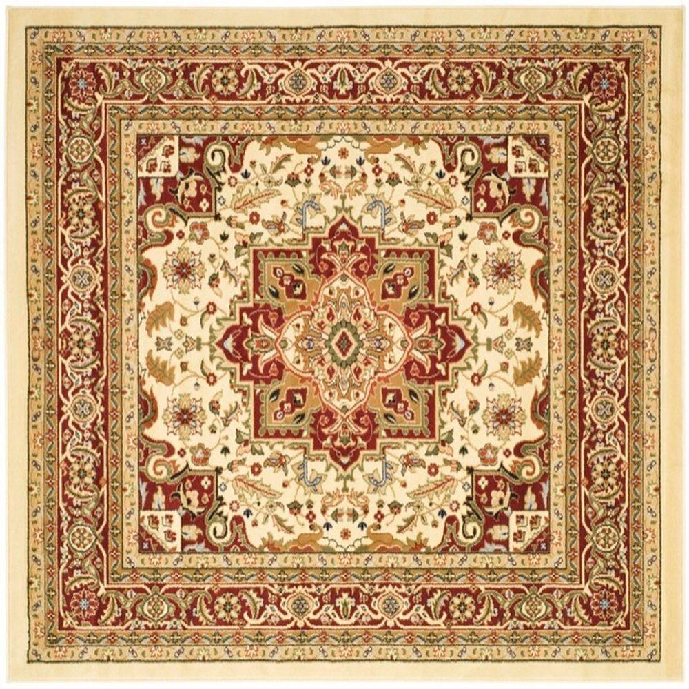 Safavieh Lyndhurst Ivory/Red 5 ft. x 8 ft. Area RugLNH215A5 The