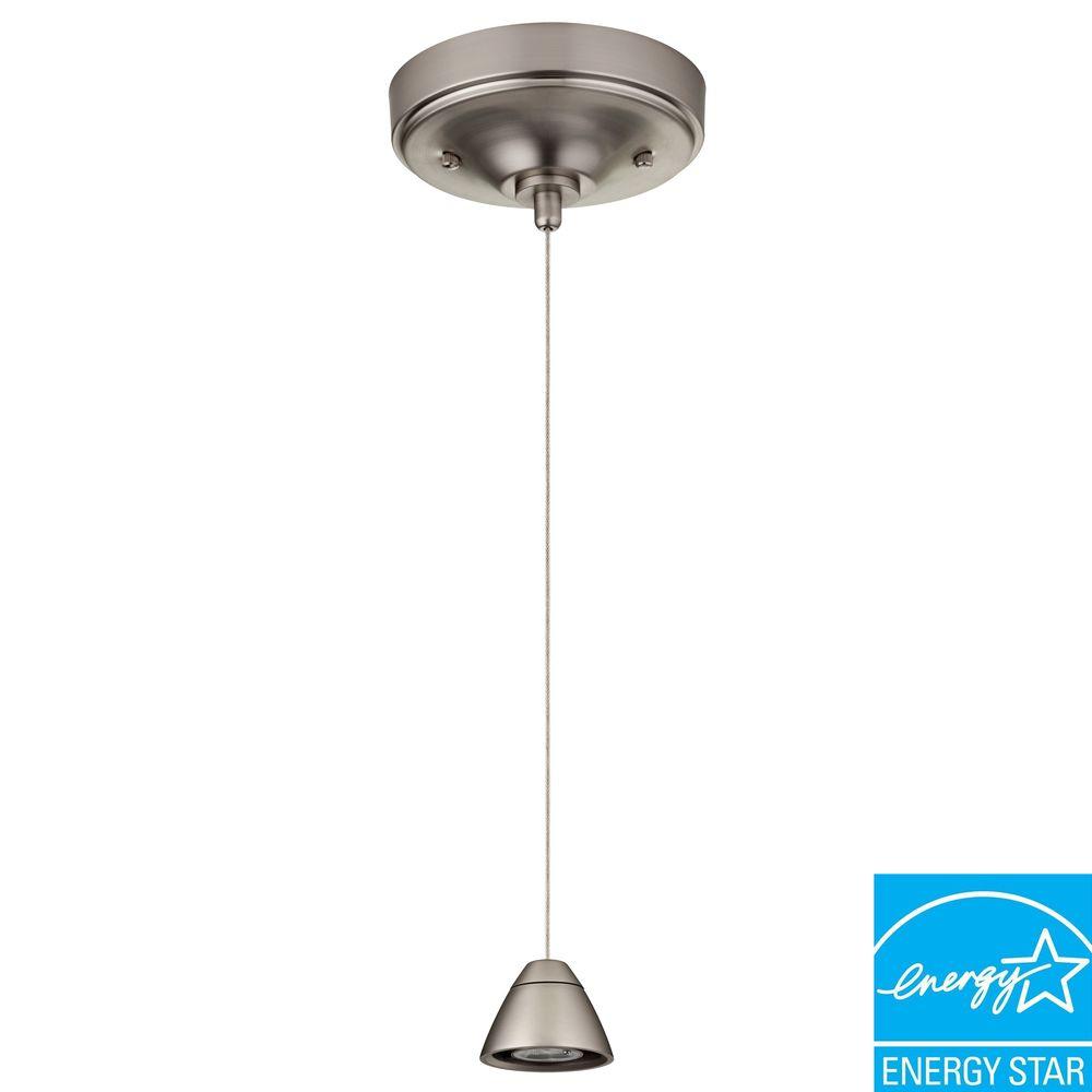 Lithonia Lighting 3Light Brushed Nickel LED Bullet Mini Pendant Fitter