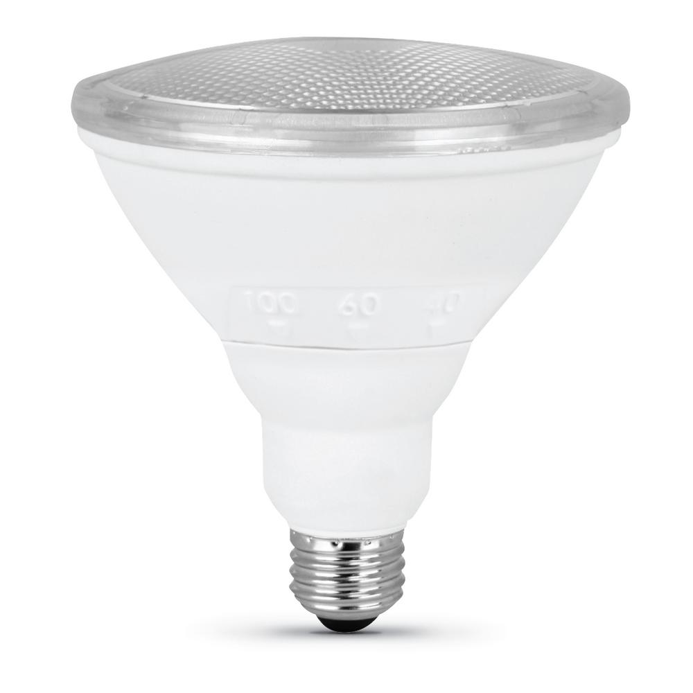 Par38 800 999 Dimmable Light Bulbs Lighting The Home Depot 90 Watt Equivalent Par38 Dimmable Led Cri Adjule Light Bulb Daylight