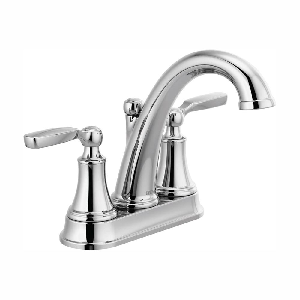 Delta Woodhurst 4 In Centerset 2 Handle Bathroom Faucet Chrome