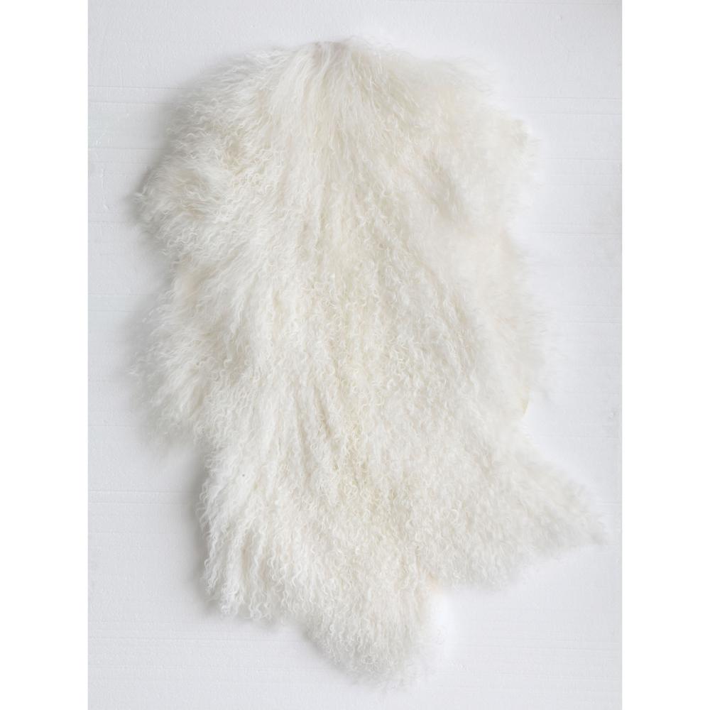 3r Studios Mongolian Lamb White 3 Ft X 2 Indoor Area Rug Da6989 3r Studios Mongolian Lamb White 3 Ft X 2 Indoor Area Rug
