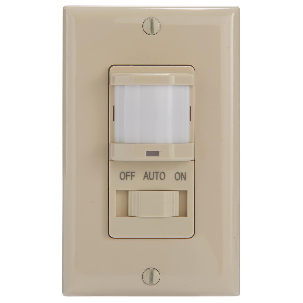 Outdoor Motion Sensor Light Switch With Manual Override - Outdoor