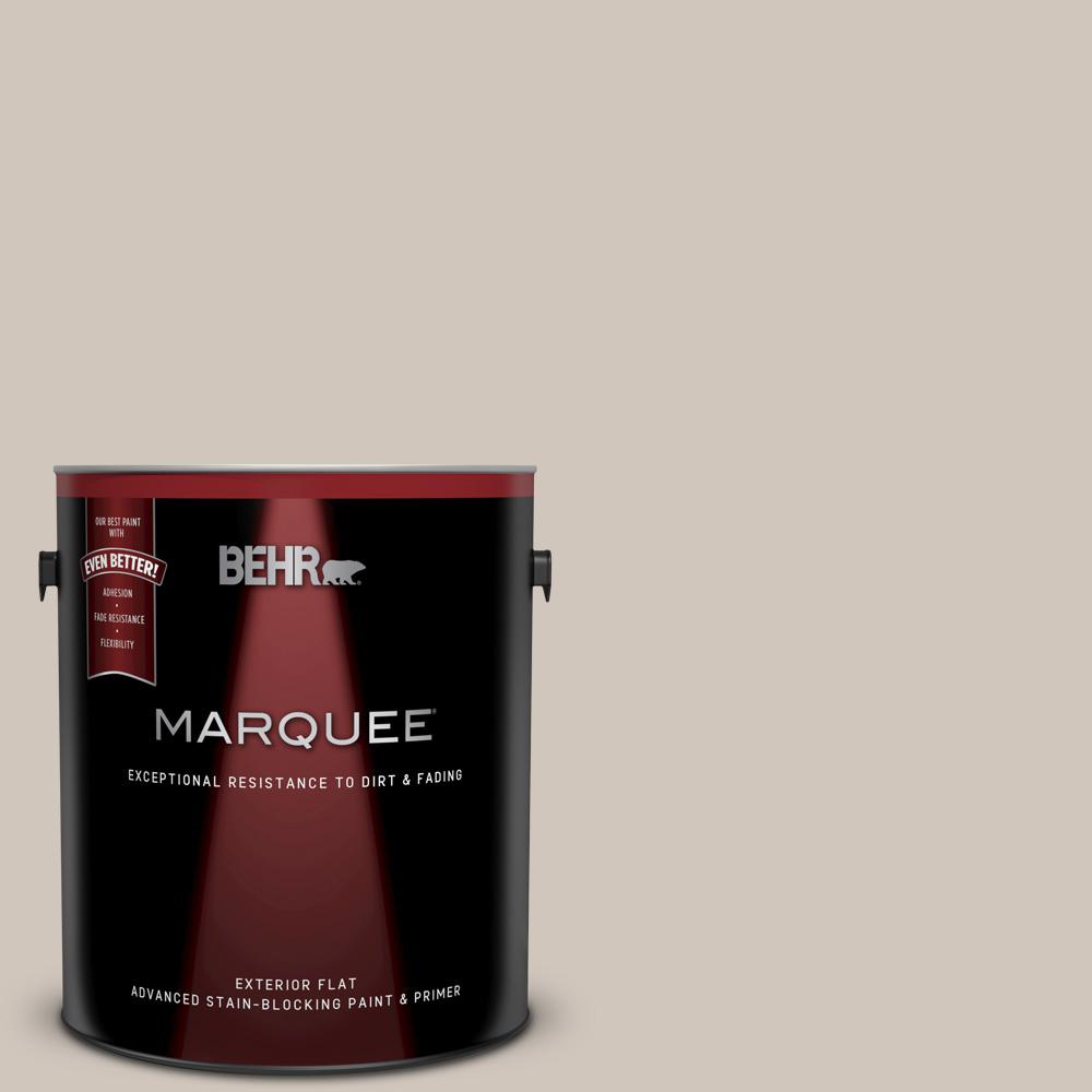 Behr Marquee 1 Gal N210 2 Cappuccino Froth Flat Exterior Paint And