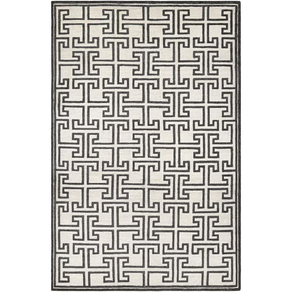 Natural Fiber 10 X 14 Area Rugs The Home Depot Madera Alden White Black 10 Ft X 14 Area Rug