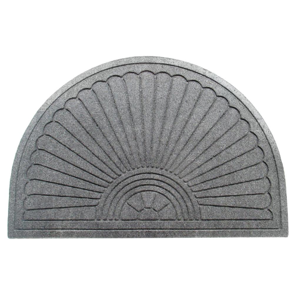 Half Circle Indoor Outdoor Door Mats Mats The Home Depot