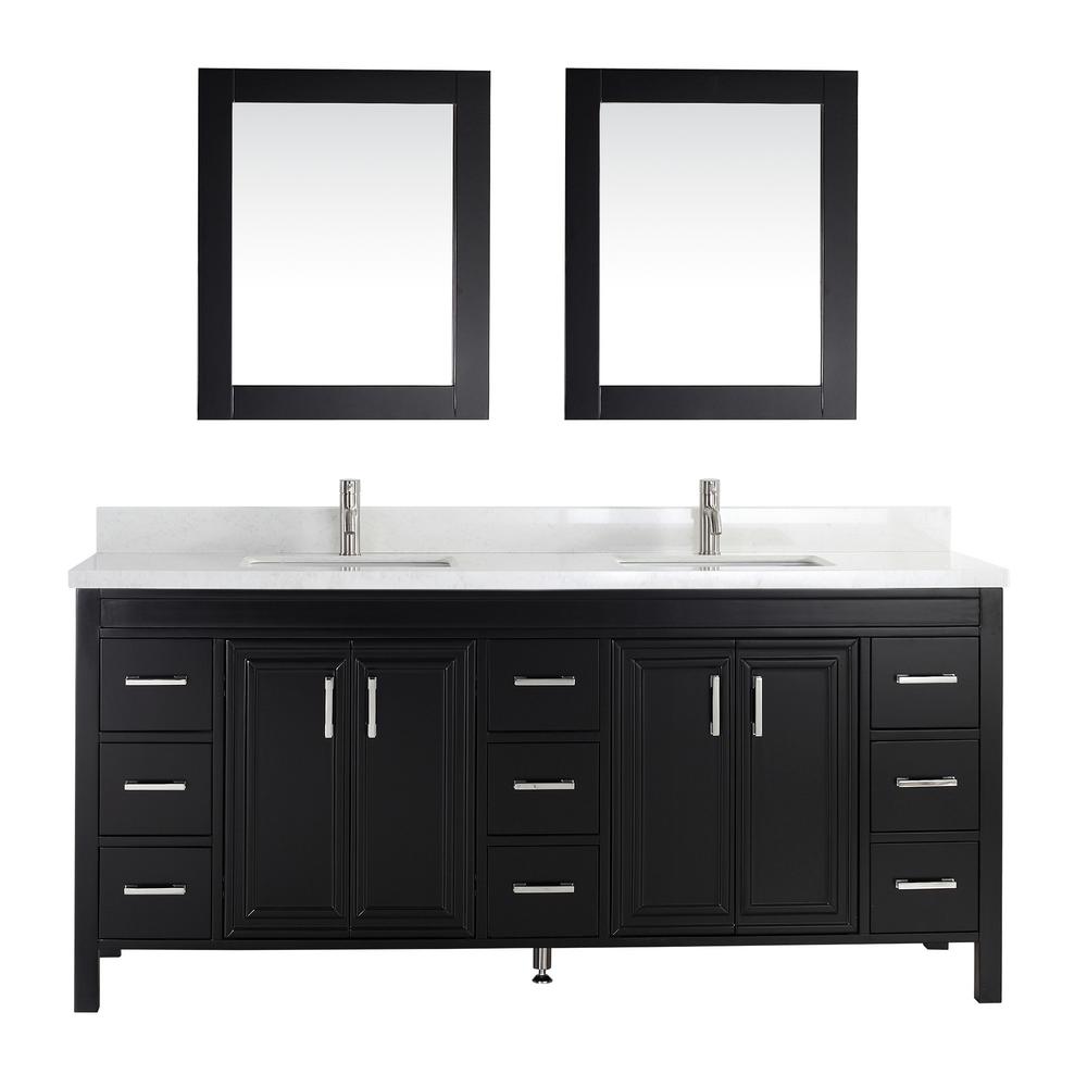 Studio Bathe Kalize II 30 in. W x 22 in. D Vanity in Espresso with