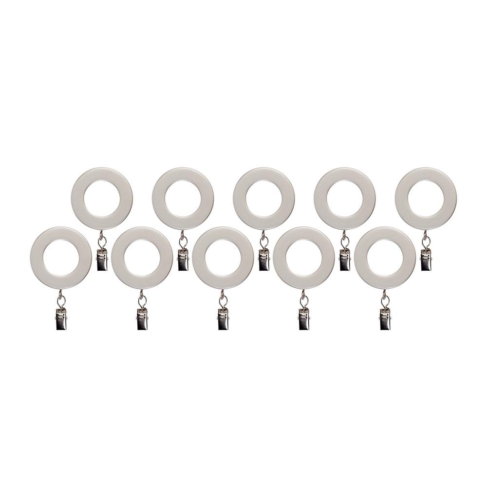 Resin Curtain Rings Clips Curtain Hardware The Home Depot