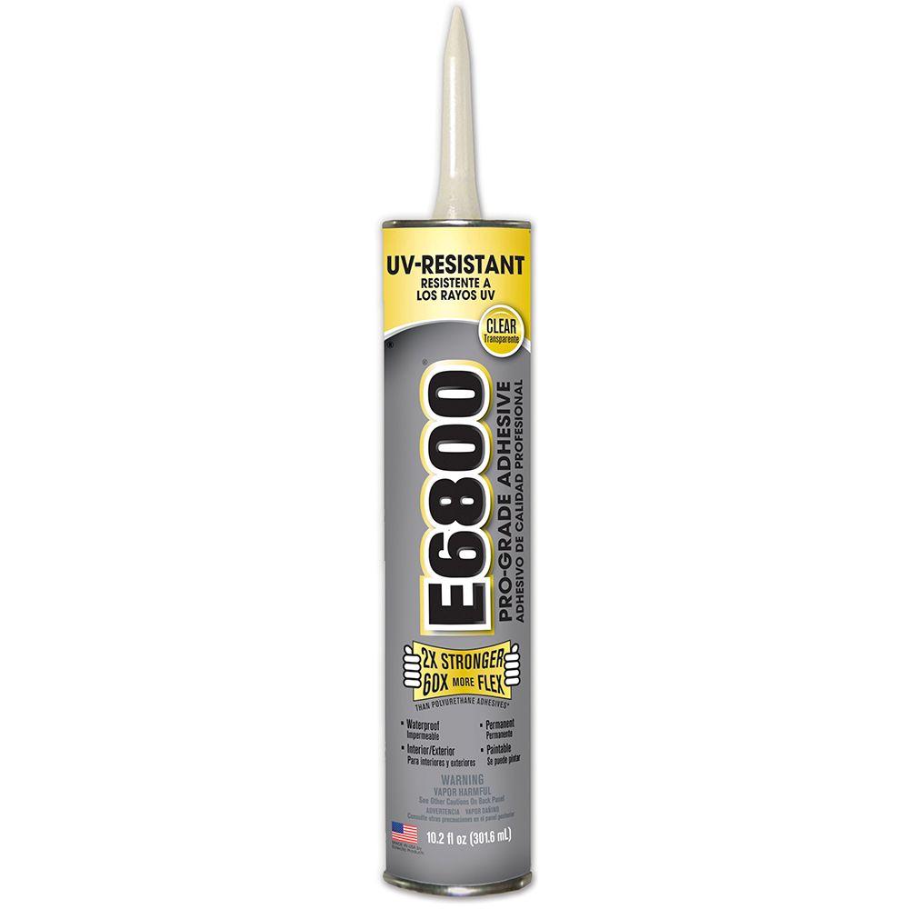 E6800 10.2 fl. oz. UV Resistant Cartridge Adhesive (12-Pack) by E6800