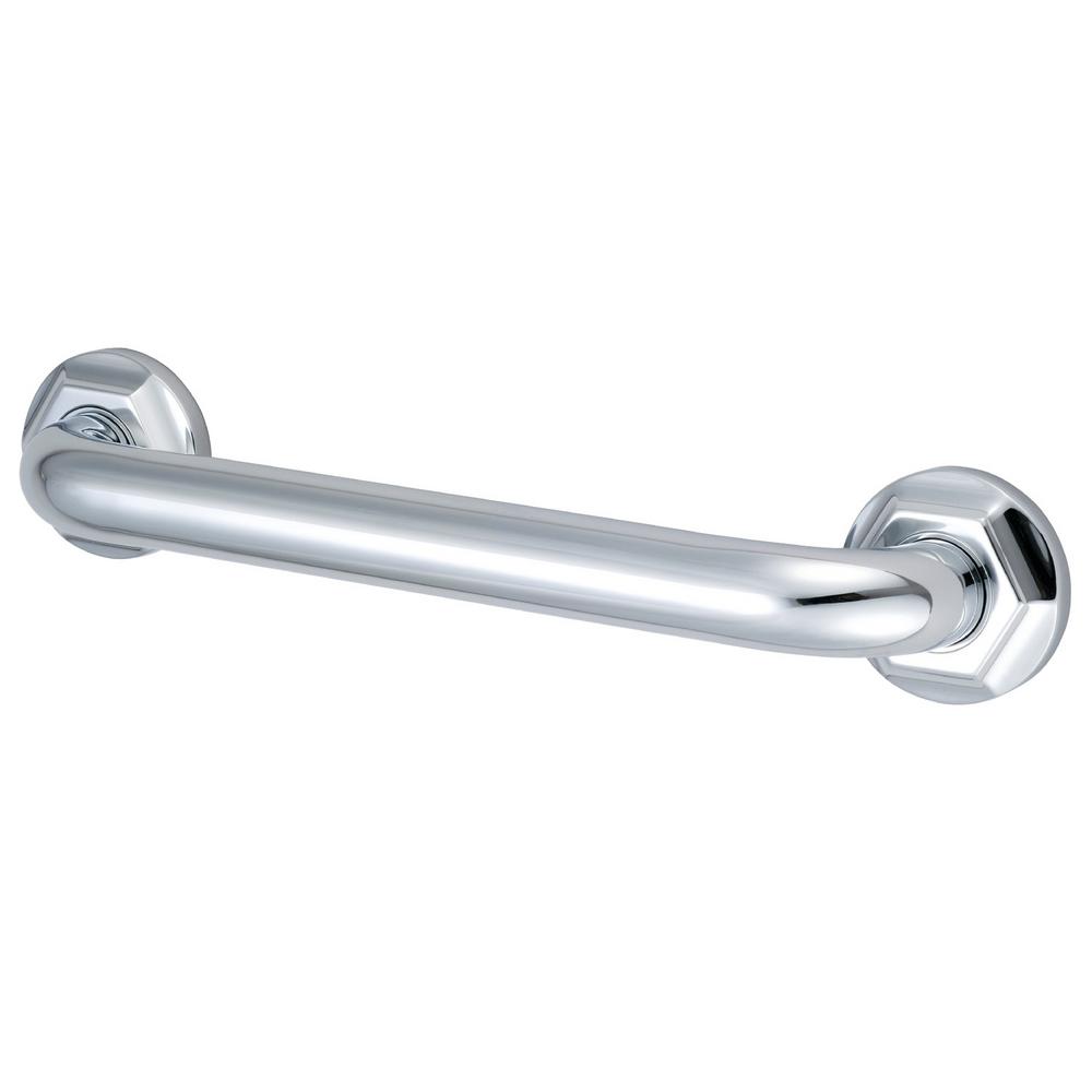 Kingston Brass Metropolitan 12 in. x 11/4 in. Grab Bar in Polished