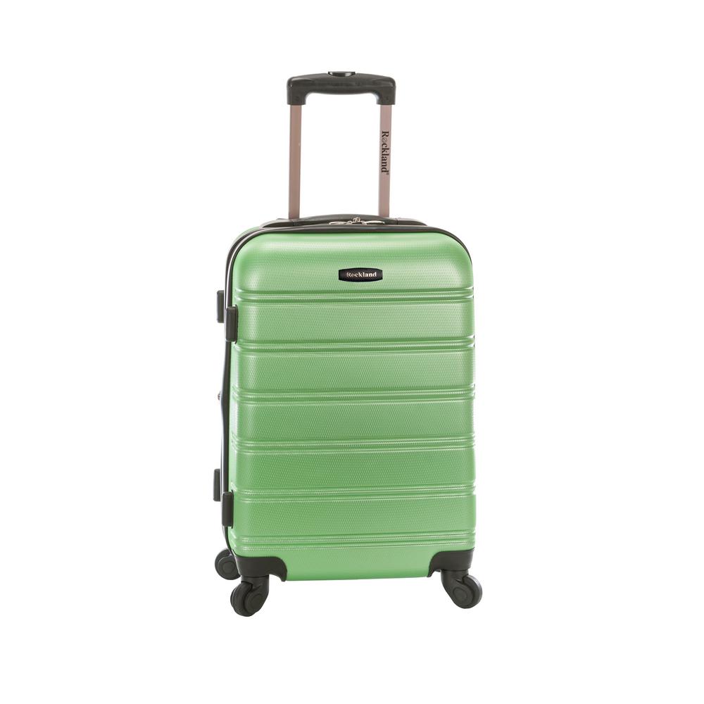 Rockland Melbourne 20 in. Expandable Carry on Hardside Spinner Luggage, Green was $120.0 now $58.8 (51.0% off)