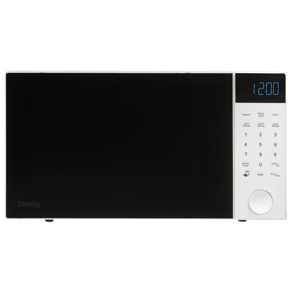 Danby 1 Cu Ft Countertop Microwave In White Danby 1 Cu Ft Countertop Microwave In White