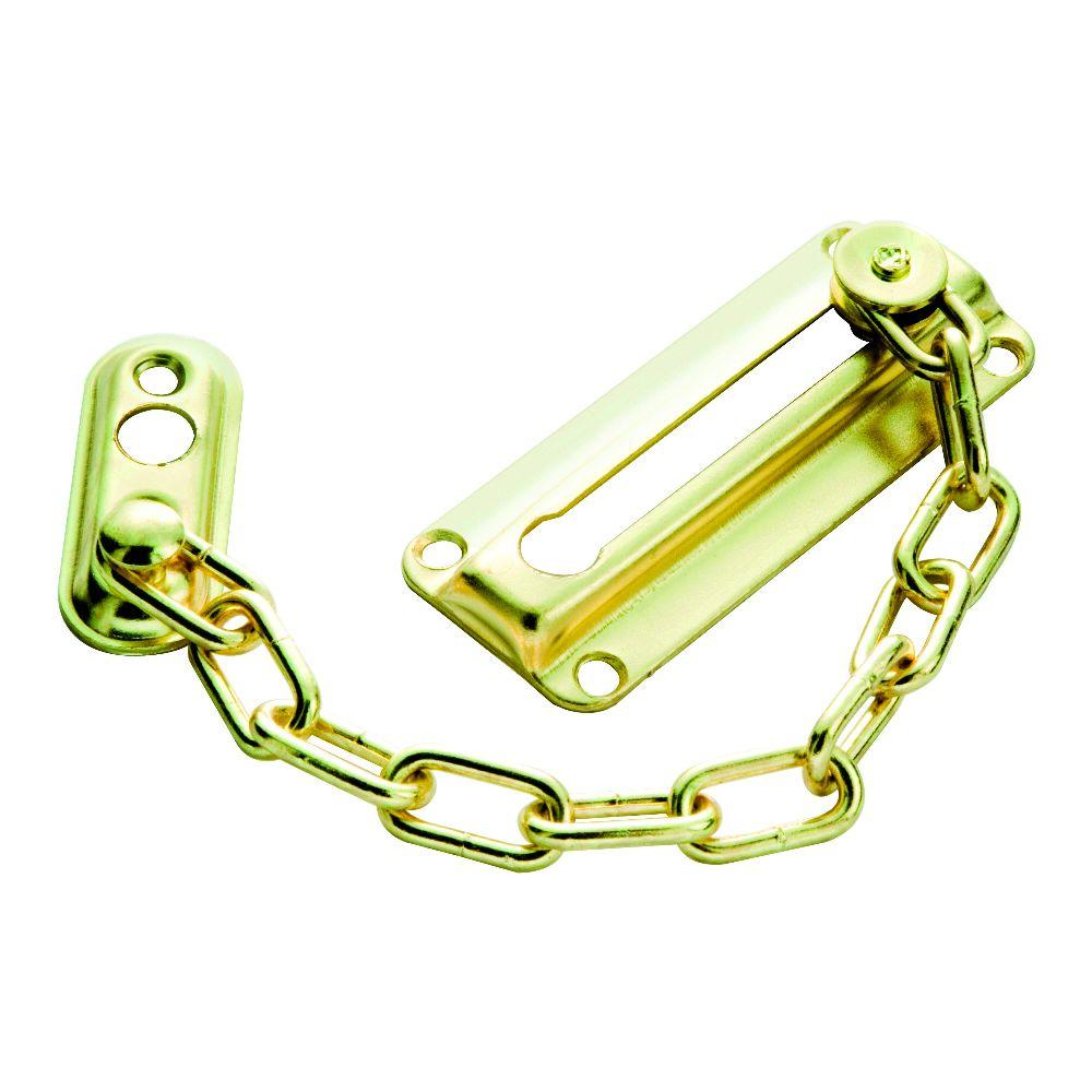 PrimeLine Keyed White Chain Door GuardU 9872 The Home Depot