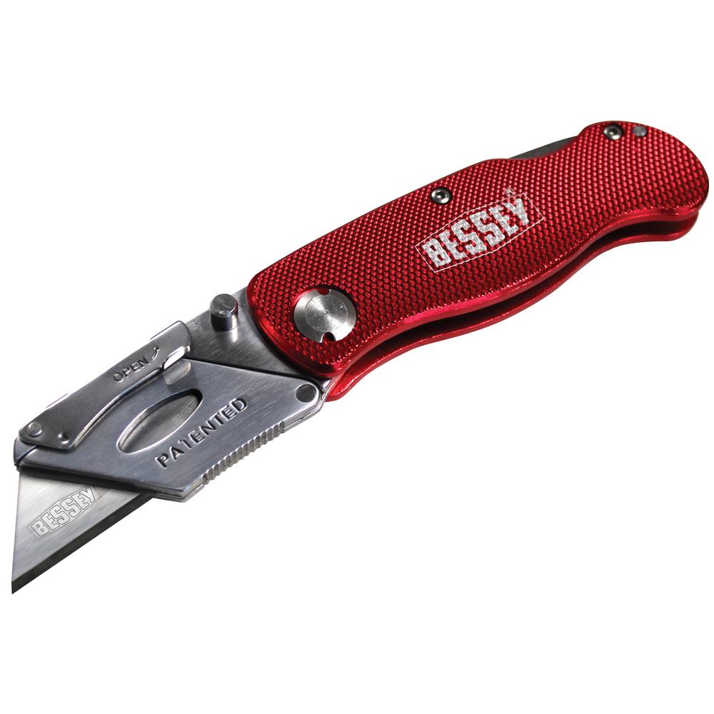 Bessey Folding Utility Knife with Aluminum Handle by BESSEY