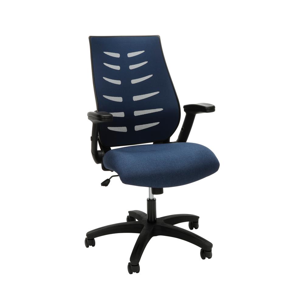 OFM Core Collection Blue Midback Mesh Office Chair for Computer Desk530BLU The Home Depot
