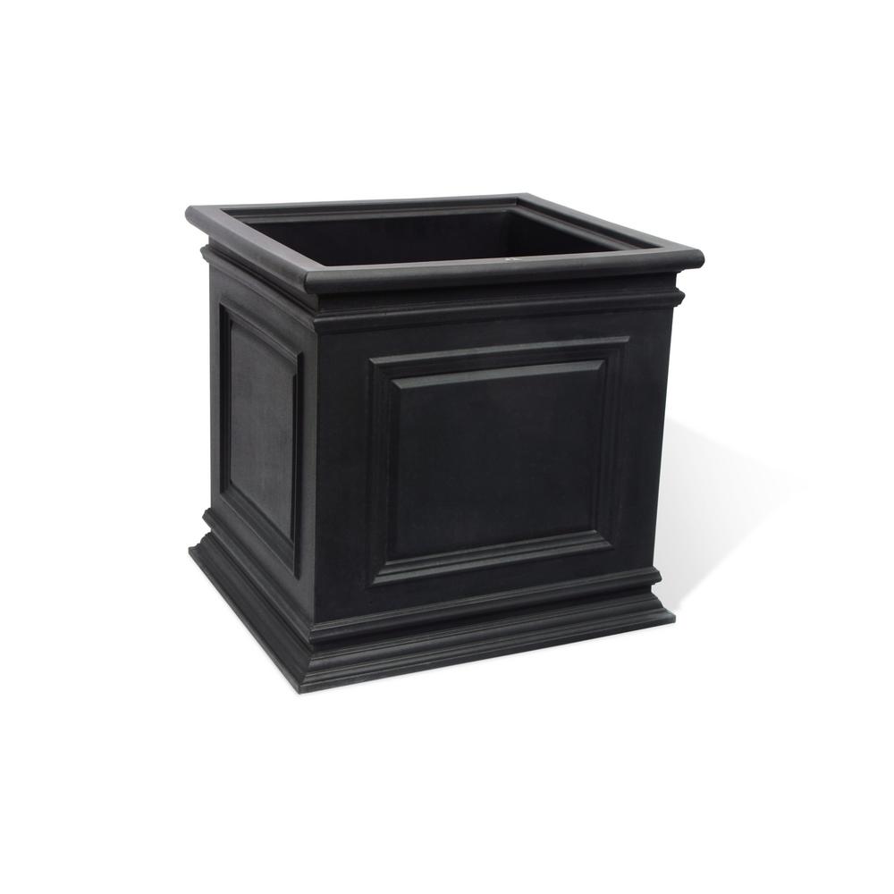 Algreen Products Covington 20 in. Black SelfWatering Planter88205