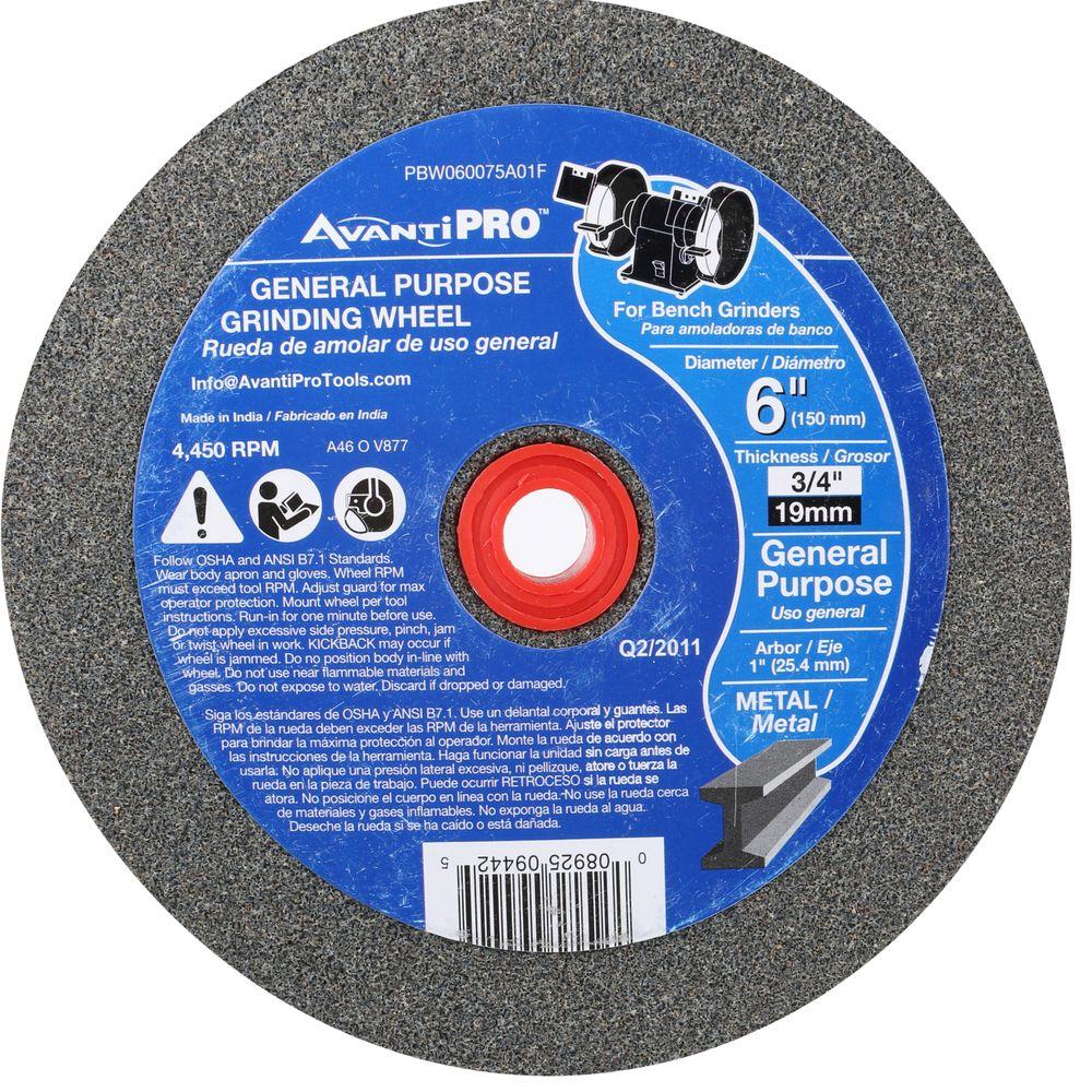 Grinding Wheel 6 inch Bench Grinder Avanti Pro Grinding and shaping Metal Tool 8925094425 eBay