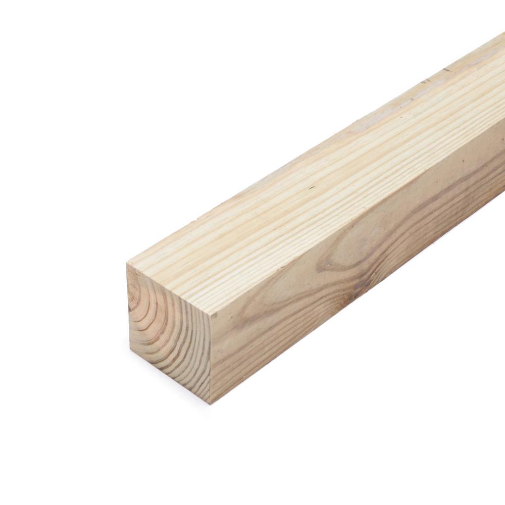 Unbranded 4 in. x 4 in. x 16 ft. #2 Pressure-Treated Timber-4250254