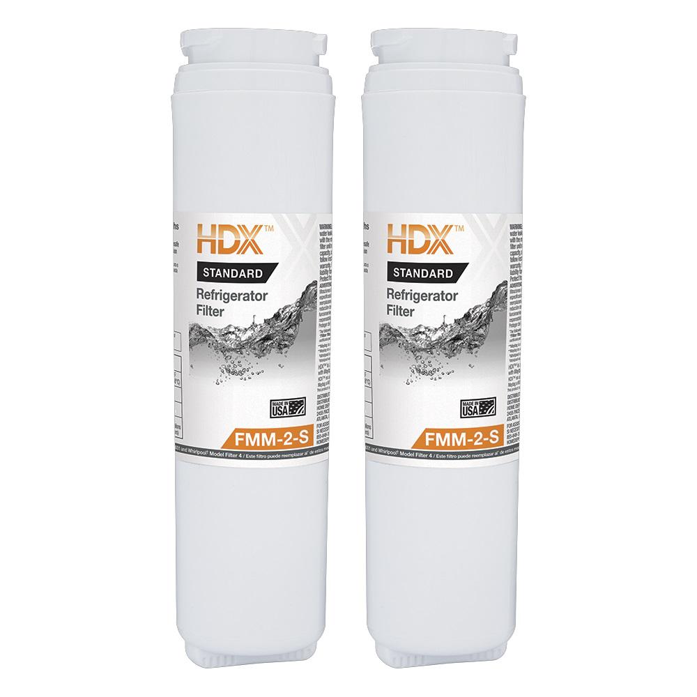HDX FMM2S Standard Refrigerator Replacement Filter Fits Whirlpool