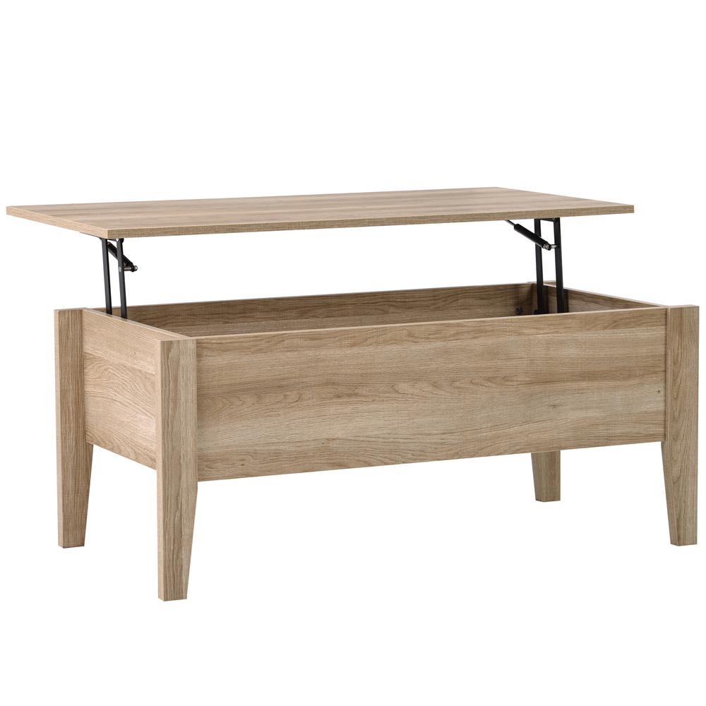 Lift Top Coffee Tables Accent The Home Depot - Weidler Double Lift Top Coffee Table With Tray