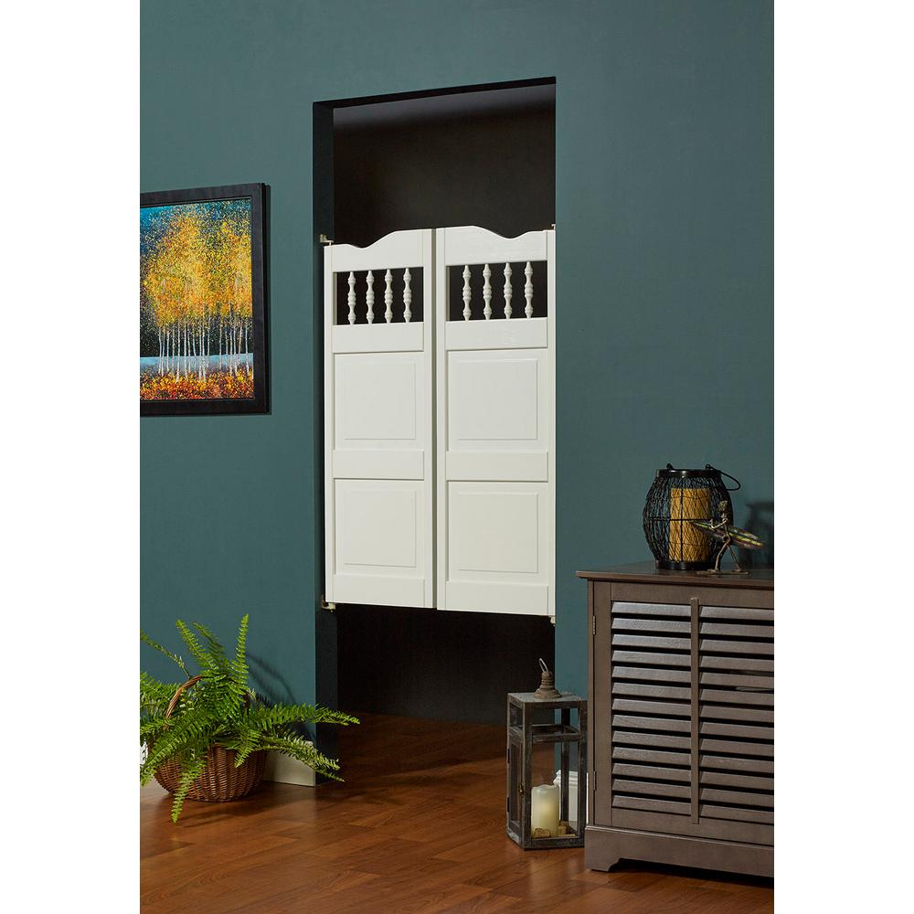 Pinecroft 24 In X 42 In Royal Orleans Spindle Top Wood Cafe Door