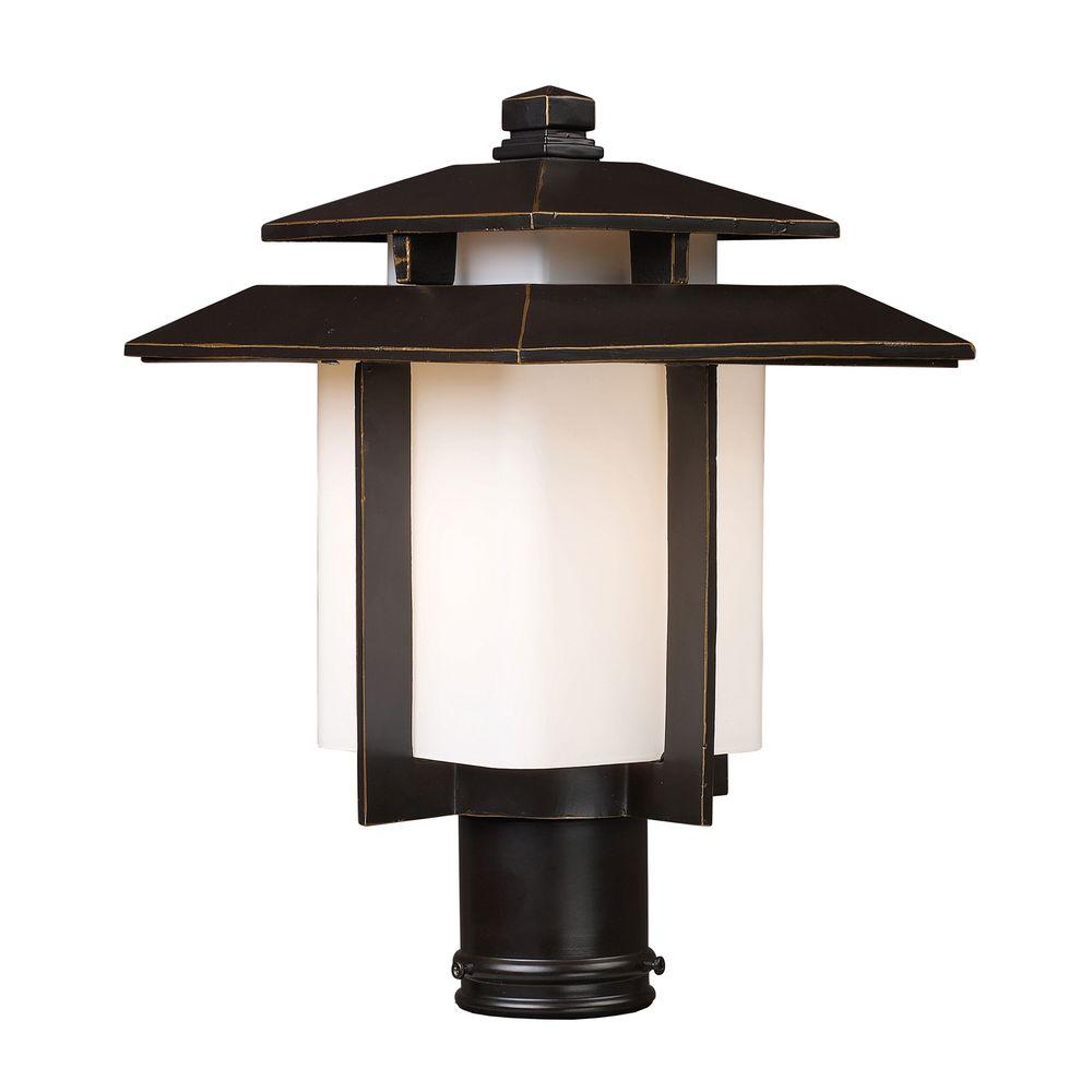 Pier Mount Lights Outdoor Lighting Accessories Kanso 1 Light Outdoor Hazelnut Bronze Pier Mount