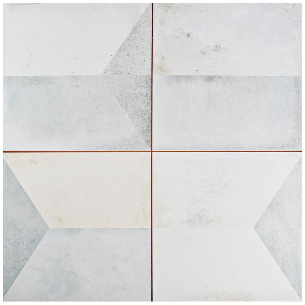 Merola Tile Geomento 17 5 8 In X Ceramic Floor And Wall 11 02 Sq Ft Case